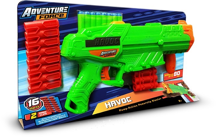 Walmart branding package design for Adventure Force Foam dart blaster
