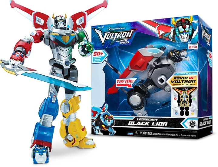 Voltron branding and package design for Playmates Toys by McHale Design