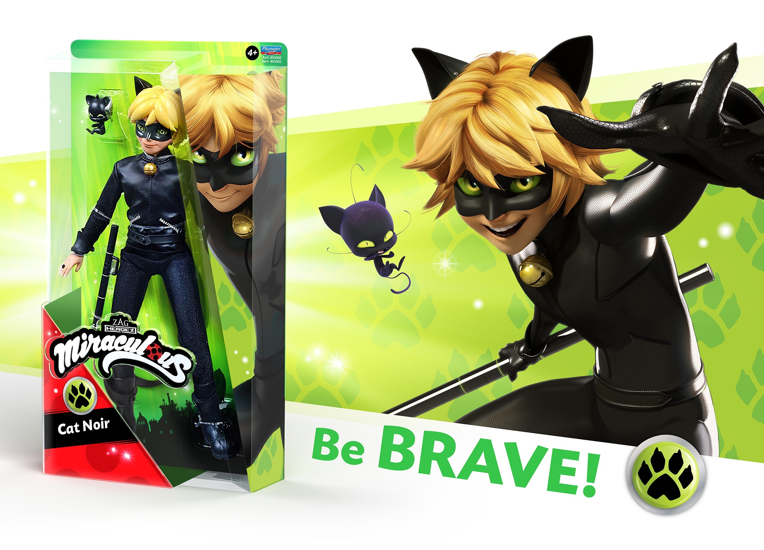 Miraculous LadyBug package design for Playmates Toys by McHale Design