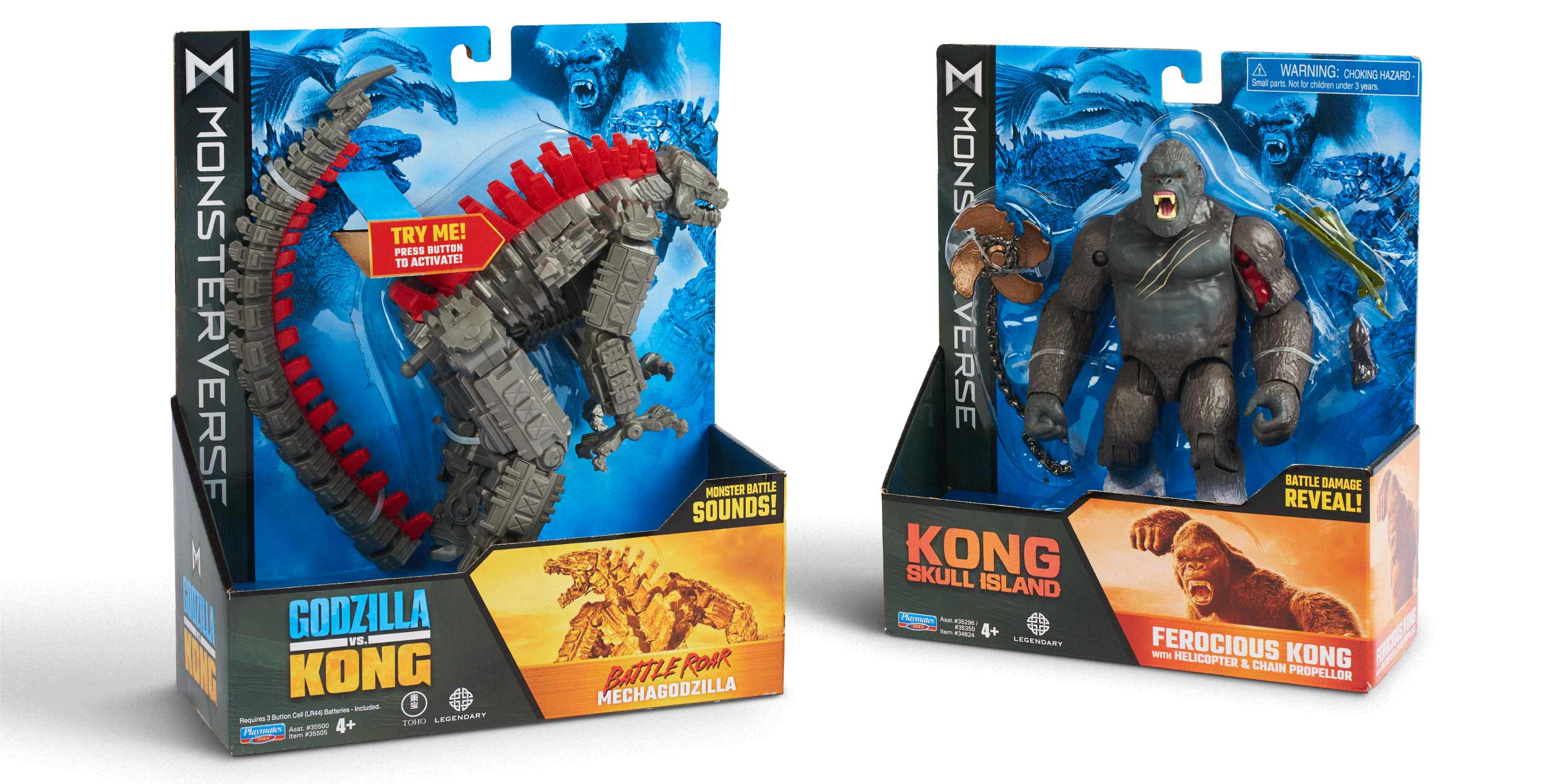 Monsterverse Godzilla vs King Kong package design by McHale Design