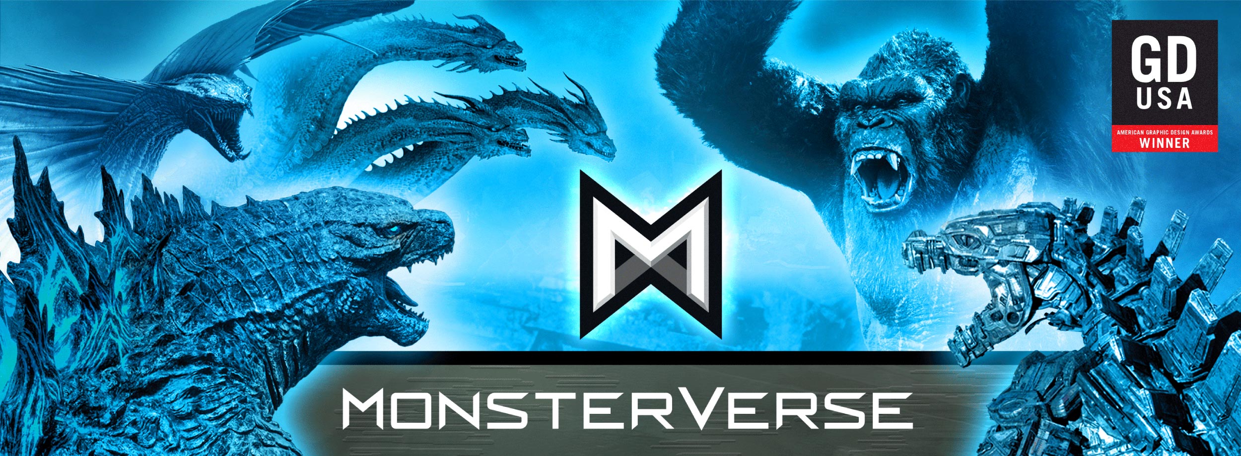 Monsterverse Godzilla vs King Kong for Playmates Toys by McHale Design