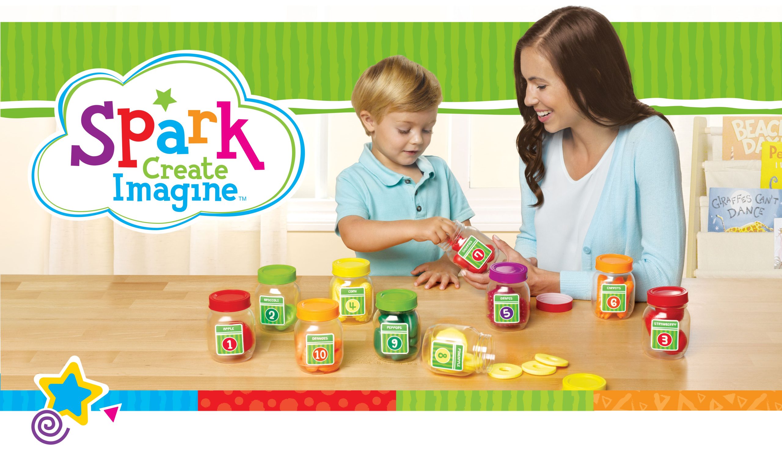 Creative branding package design : for Walmart by McHale Design featuring model photography of mom and child playing with product