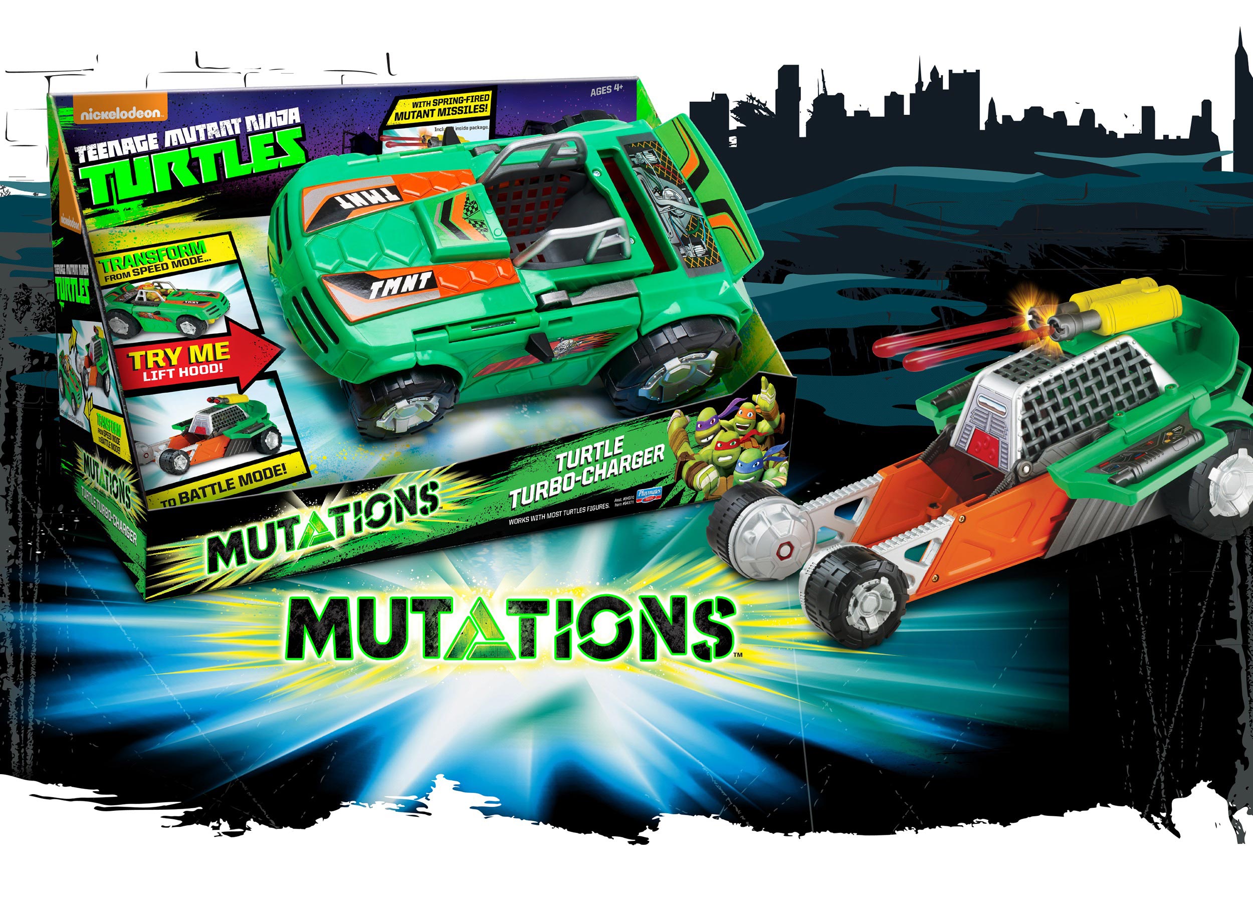 TMNT Package Design for Playmates Toys by McHale Design