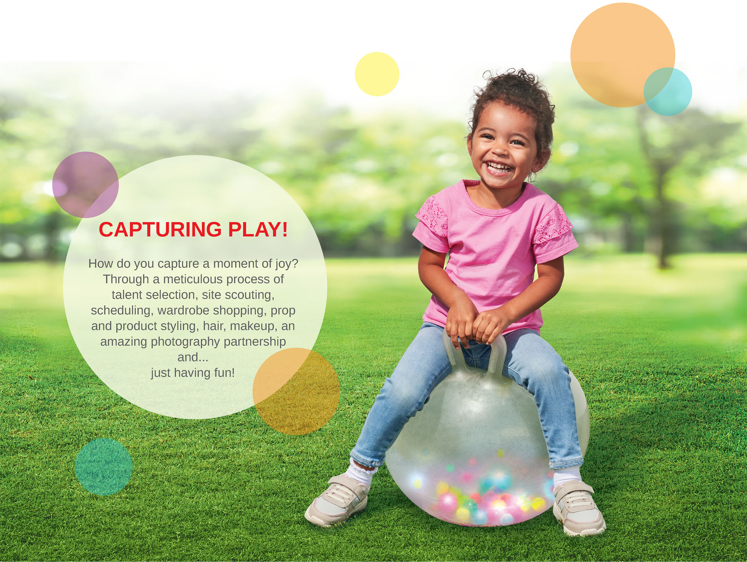 Play Day Branding Packaging and Photography services: McHale Design specializes in captivating photography