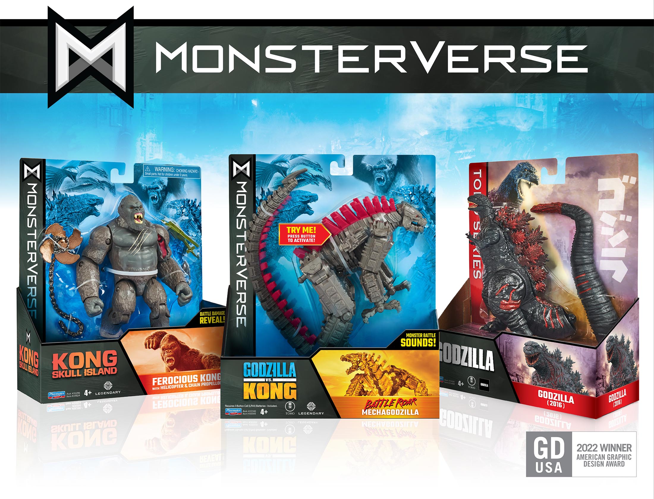 GxK Godzilla x Kong Branding Packaging Solutions