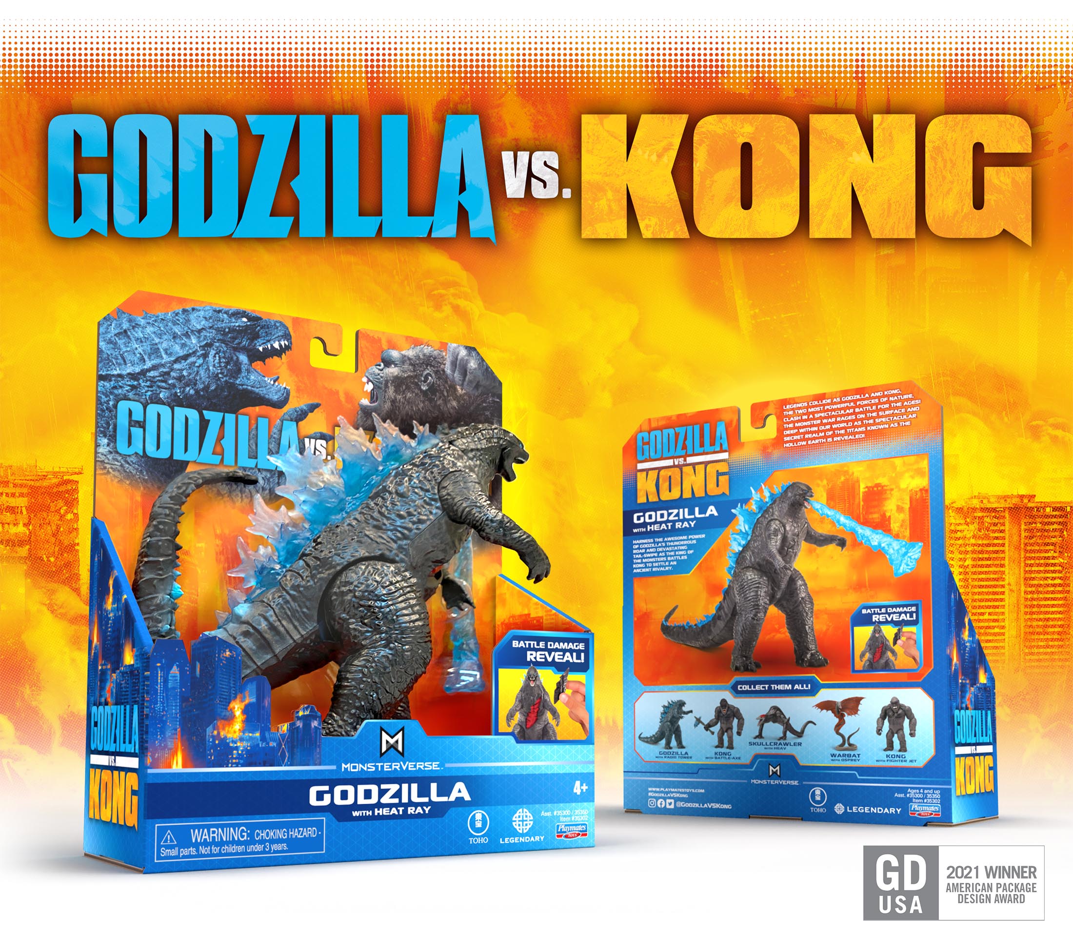 GxK Godzilla vs Kong Branding Packaging Solutions
