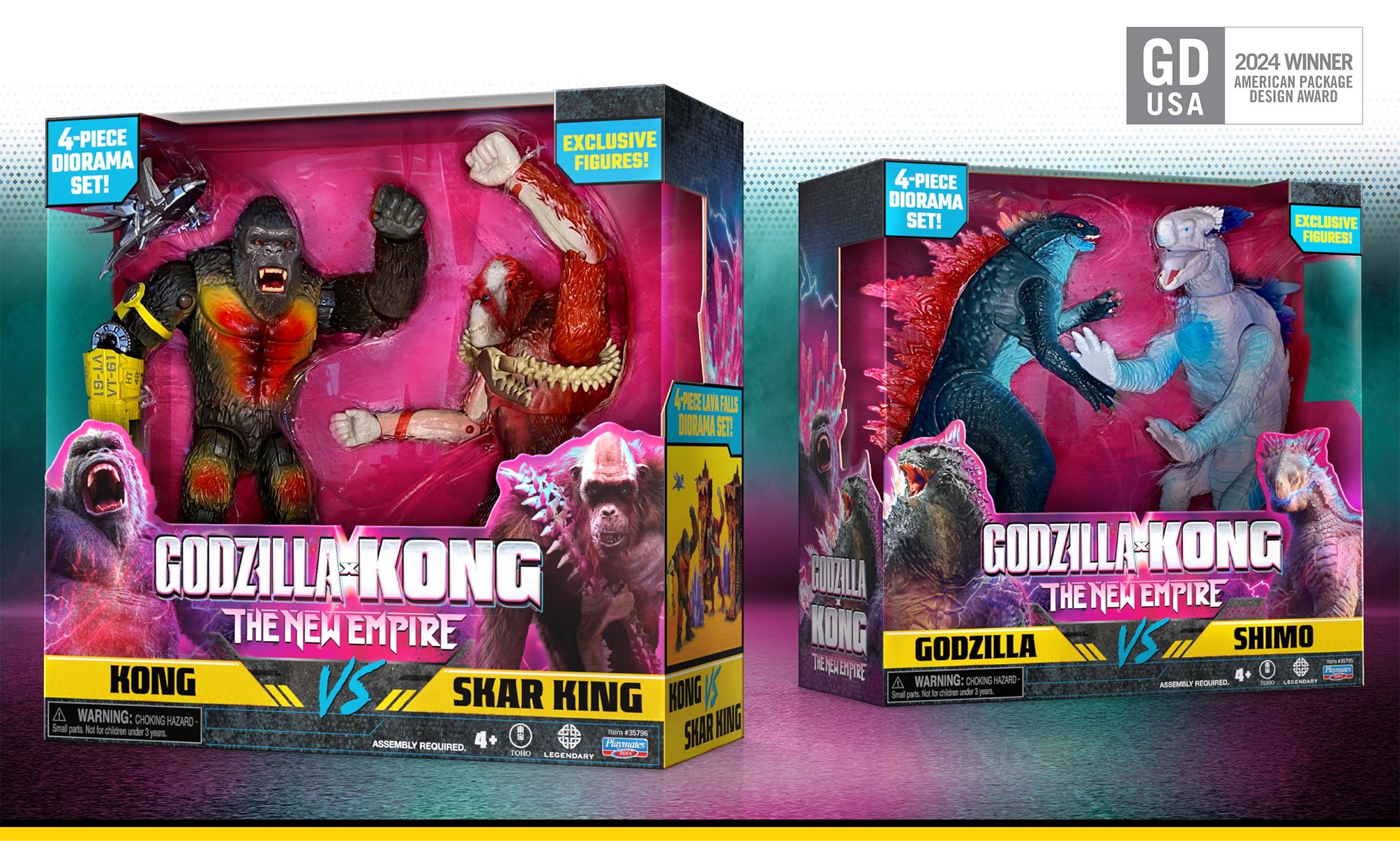 GxK Godzilla x Kong Branding Packaging Solutions