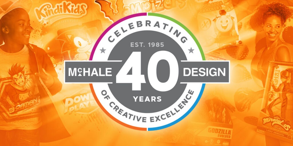 McHale Design 40 year anniversary emblem