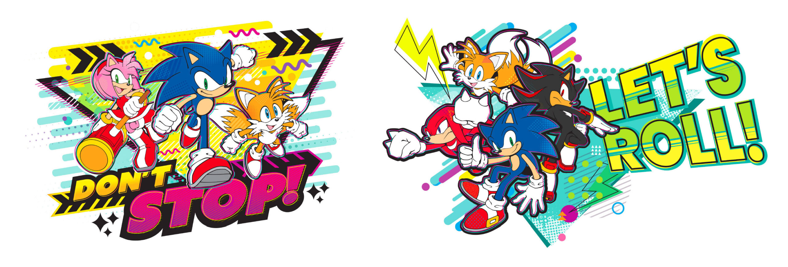 Sonic The Hedgehog brand style guide graphic layouts